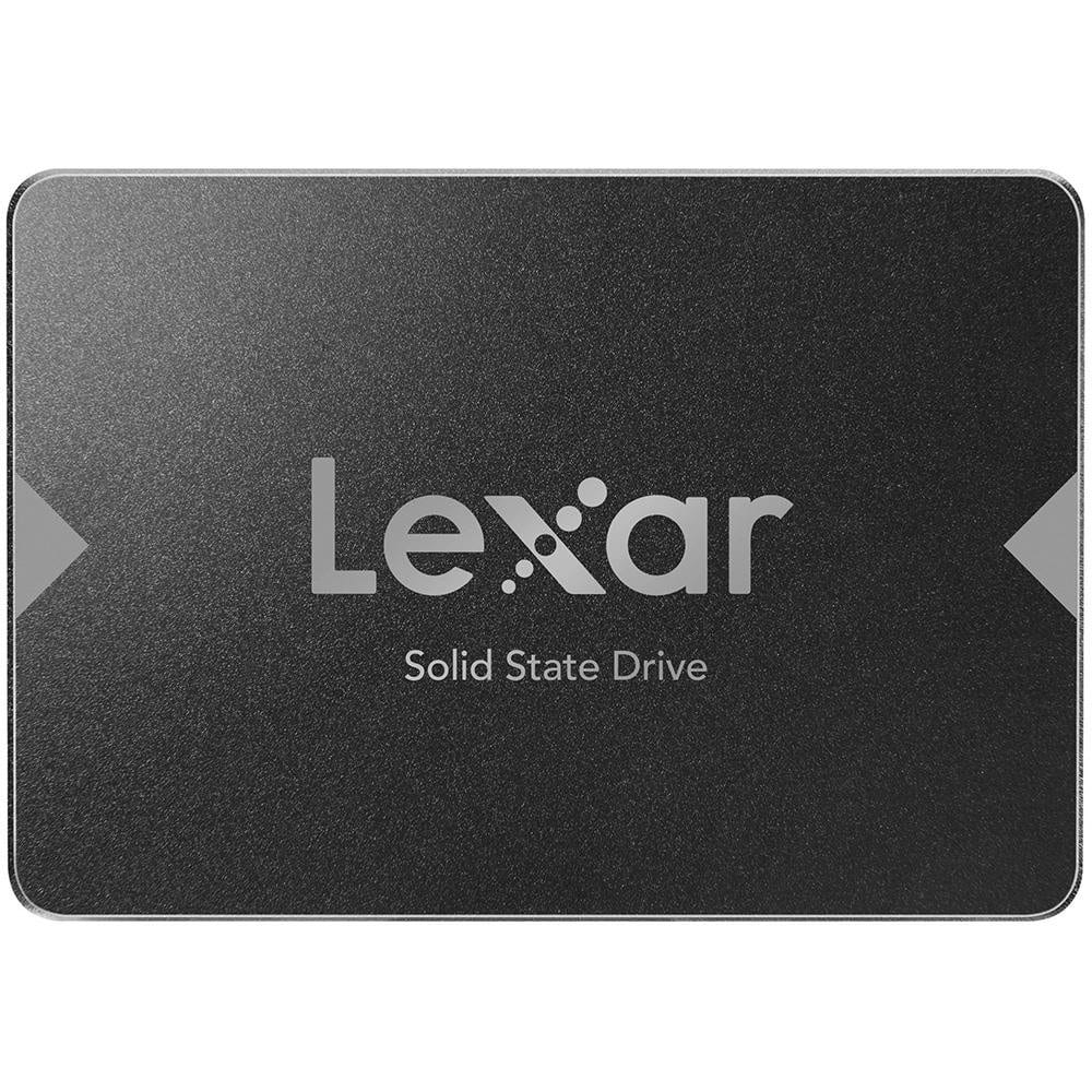 SSD Lexar NS100, 256GB, SATA III, 2.5", Leitura: 520MB/s, Preto - LNS100-256RBNA