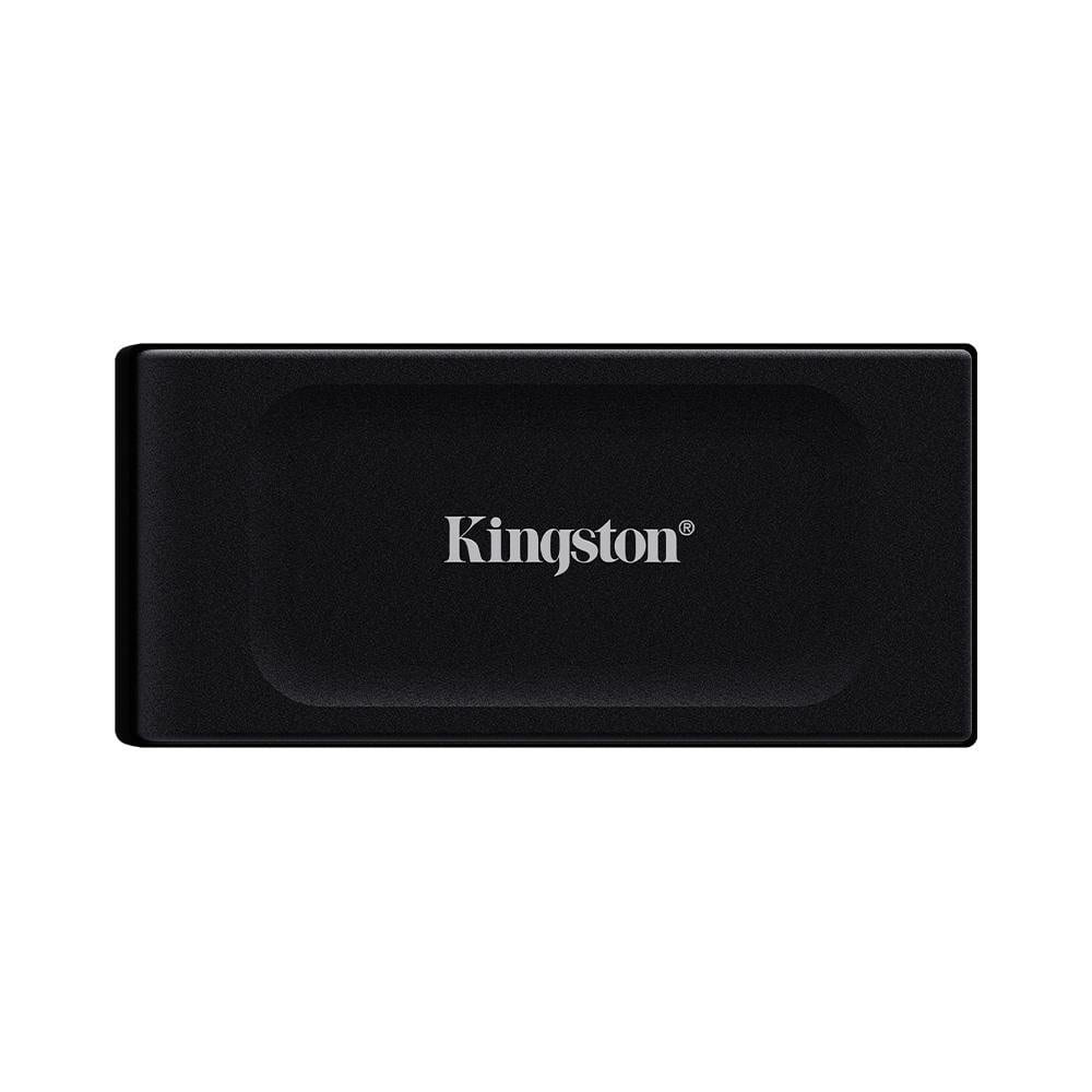 SSD Externo Kingston XS1000, 1TB, USB 3.2 Gen 2, Portátil, Leitura: 1050 MB/s, Gravação: 1000 MB/s, Preto - SXS1000/1000G