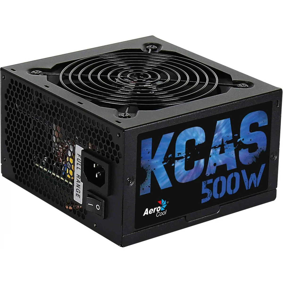 Fonte Aerocool KCAS, 500W, 80 Plus Bronze, PFC Ativo, Sem Cabo, Preto - EN53367