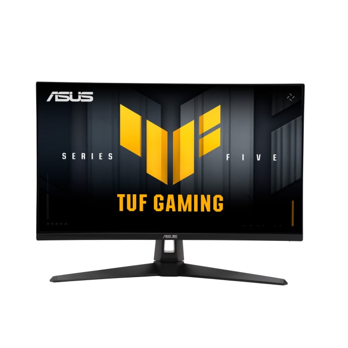 Monitor Gamer ASUS TUF 27", QHD, 210Hz, 0.3ms, Fast IPS, G-Sync Comp, FreeSync Premium, HDR10, Som Integrado - VG27AQ5A
