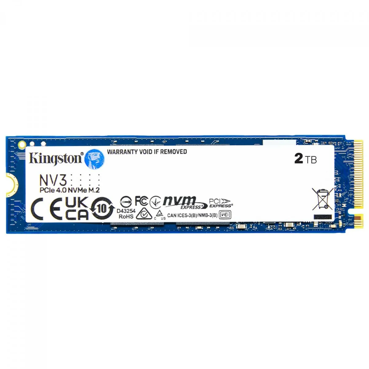 SSD Kingston NV3 2TB M.2 2280 PCIe 4.0 NVMe (SNV3S/2000G)