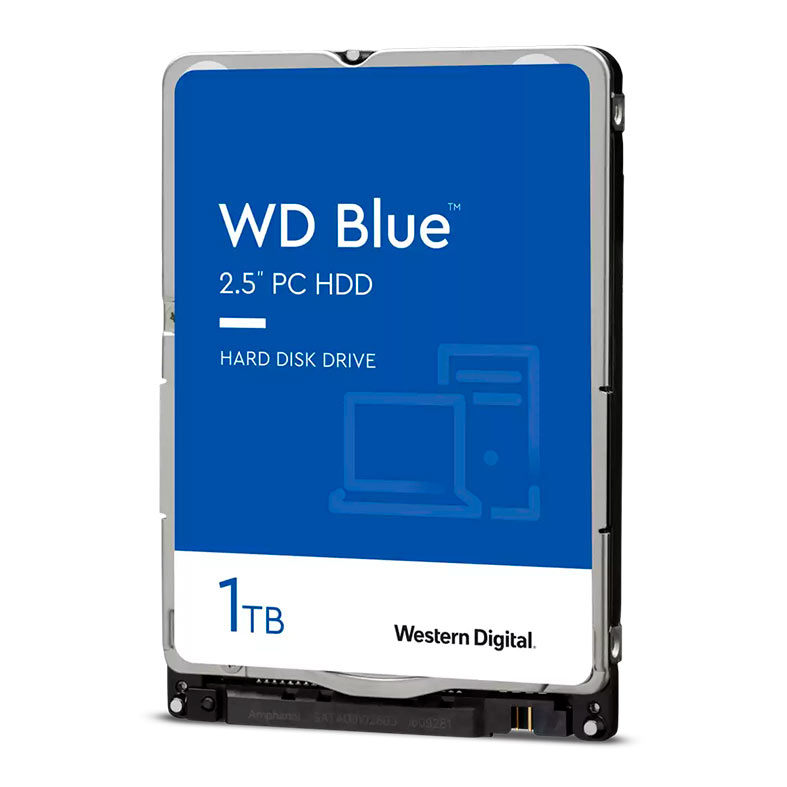 HD WD Blue 1TB 2.5" Notebook SATA III 5400RPM WD10JPVX