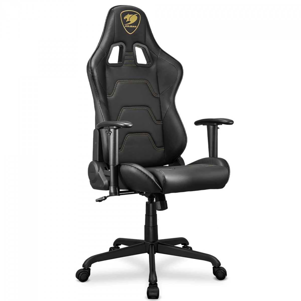 Cadeira Gamer Cougar Armor Elite Royal Preto, Até 120 kg, Reclinável até 160°, Estrutura Full Steel, Cilindro Classe 4
