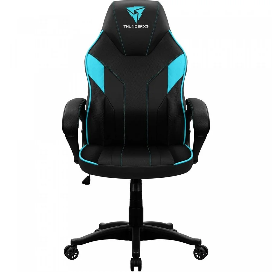 Cadeira Gamer ThunderX3 EC1 Ergonômica, Reclinável com Braços Fixos e Base de Nylon 320mm