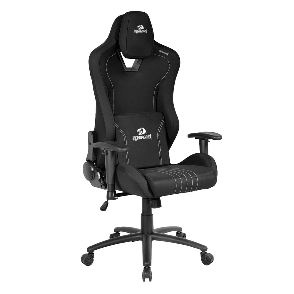 Cadeira Gamer Redragon Heth, Revestimento em Tecido, Até 130 kg, Reclinável até 180°, Apoio de Braço 2D, Preta - C313-B