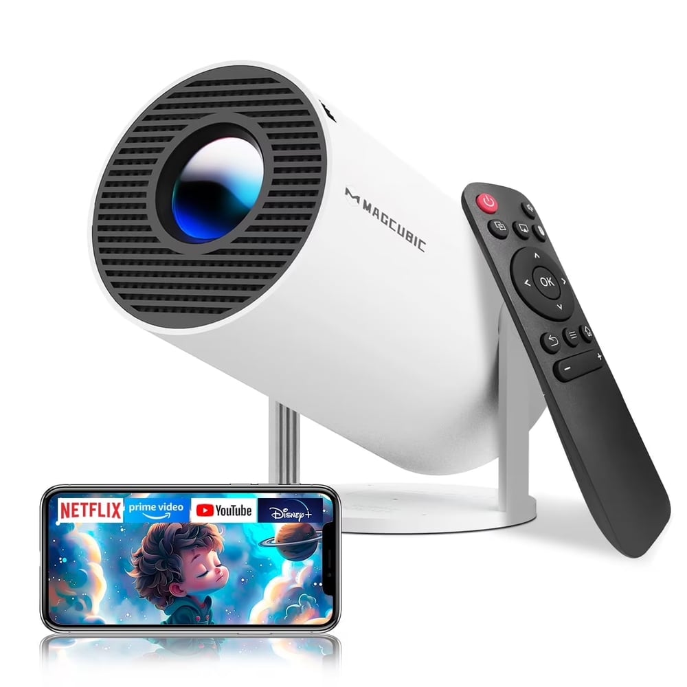 Projetor Magcubic Hy300 Pro 4k Android 14 Wifi 6 Bt 5.4