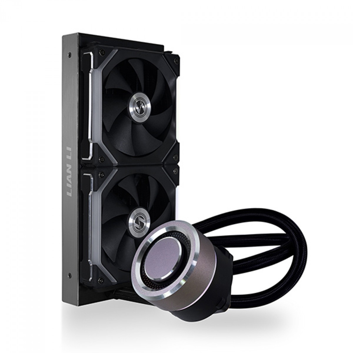 Water Cooler Lian Li Galahad AIO UNI FAN SL120 240mm RGB, 2 Fans SL120, Intel/AMD, Preto - GA-240SLB