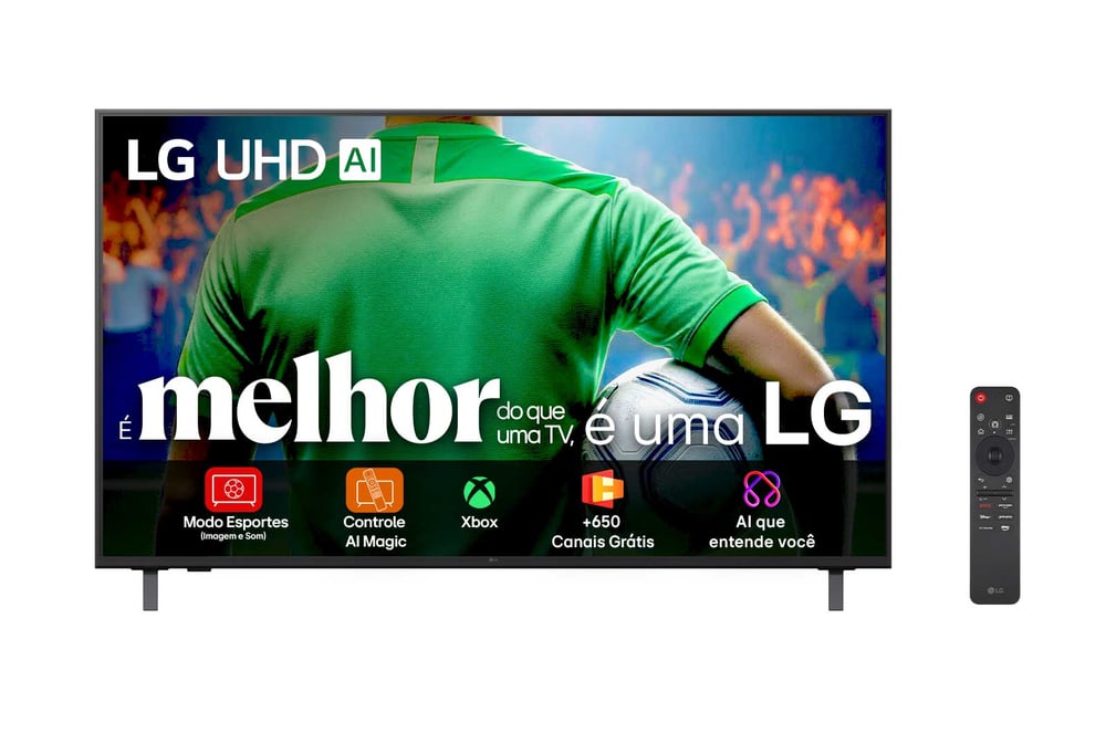 Smart TV LG UHD 50" 50UA8550 UA85 4K UHD 60Hz com Processador AI 4K Gen8 e webOS 25