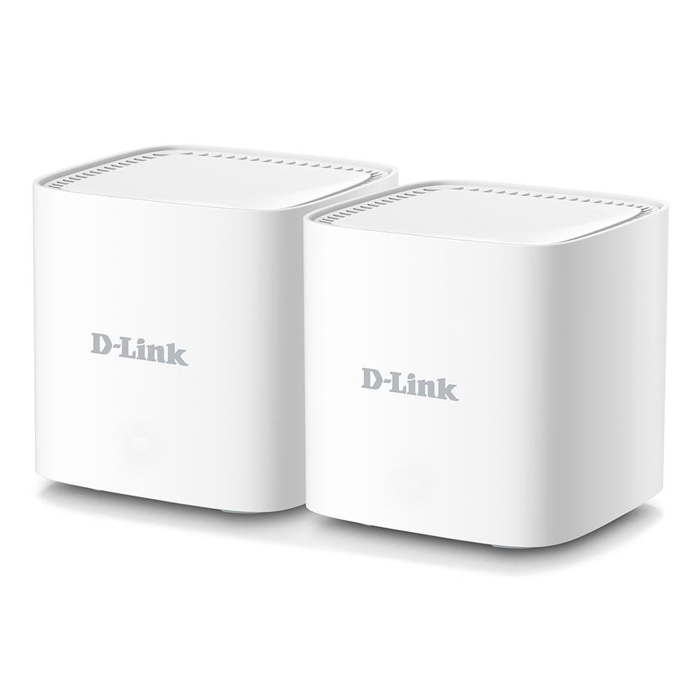 Roteador Mesh D-Link COVR-1102 AC1200 Wi-Fi Dual Band Gigabit Kit com 2 Unidades EasyMesh