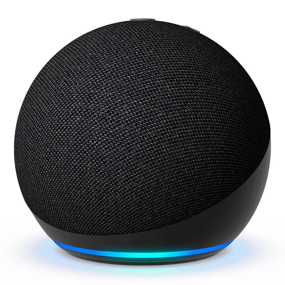 Amazon Echo Dot 5a Geracao Smart Speaker com Alexa e Som Aprimorado - Preto