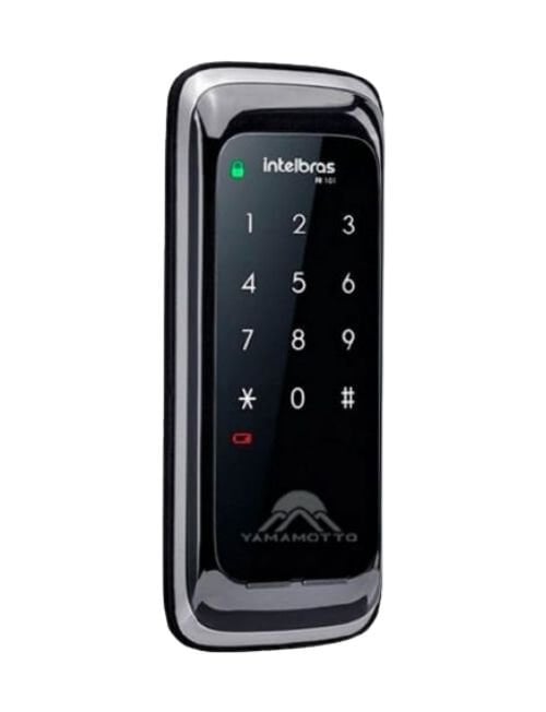 Fechadura Digital de Sobrepor Intelbras FR 101 com Teclado Touch Screen e Senha Numérica