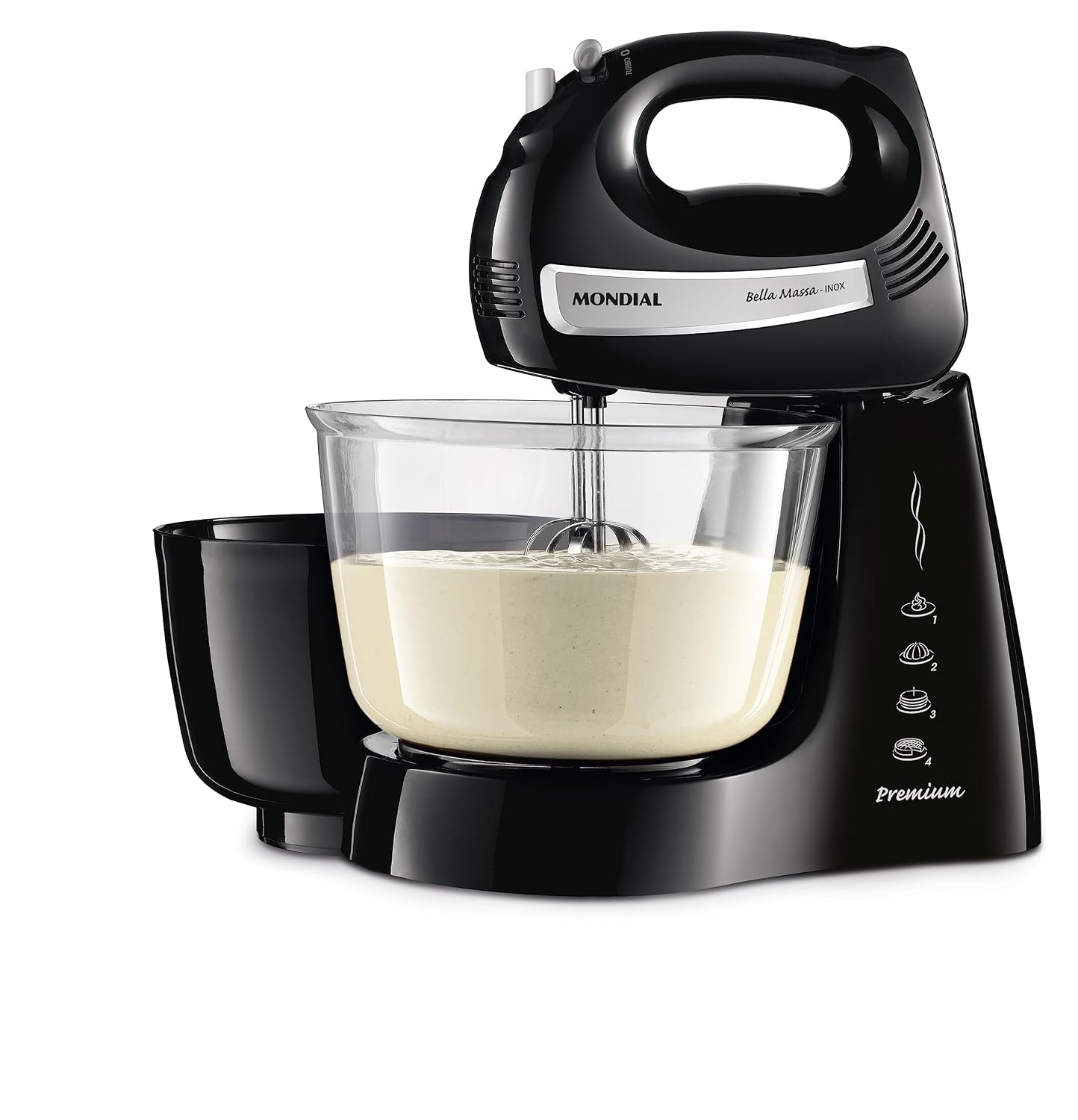 Batedeira Mondial Bella Massa Inox Premium 500W B-23 NP 220V