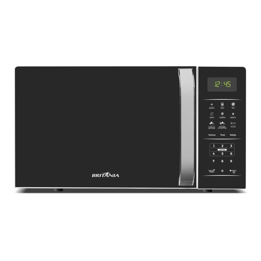 Micro-ondas de Bancada Britânia BMO23 20L 1100W Pintura Limpa Fácil 220V