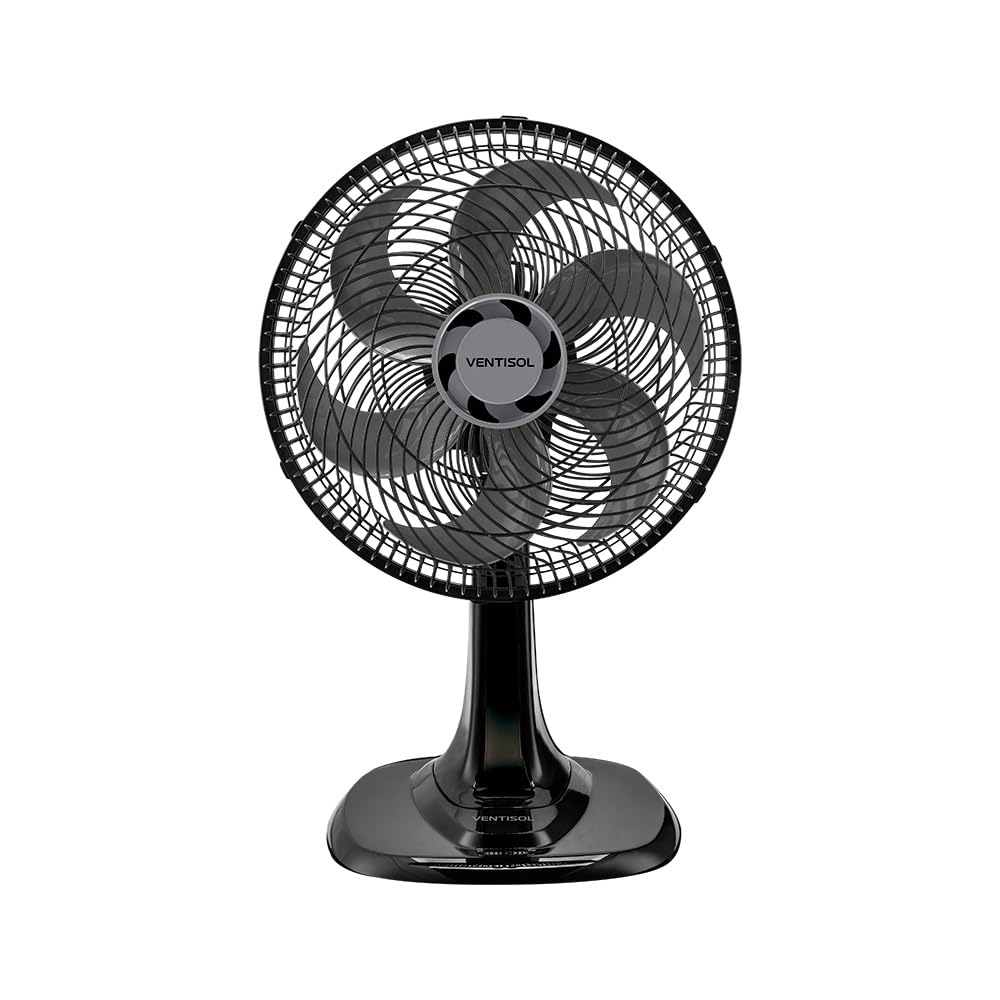 Ventilador de Mesa Ventisol 30cm Turbo 6 Pas Premium Oscilante 3 Velocidades 127V