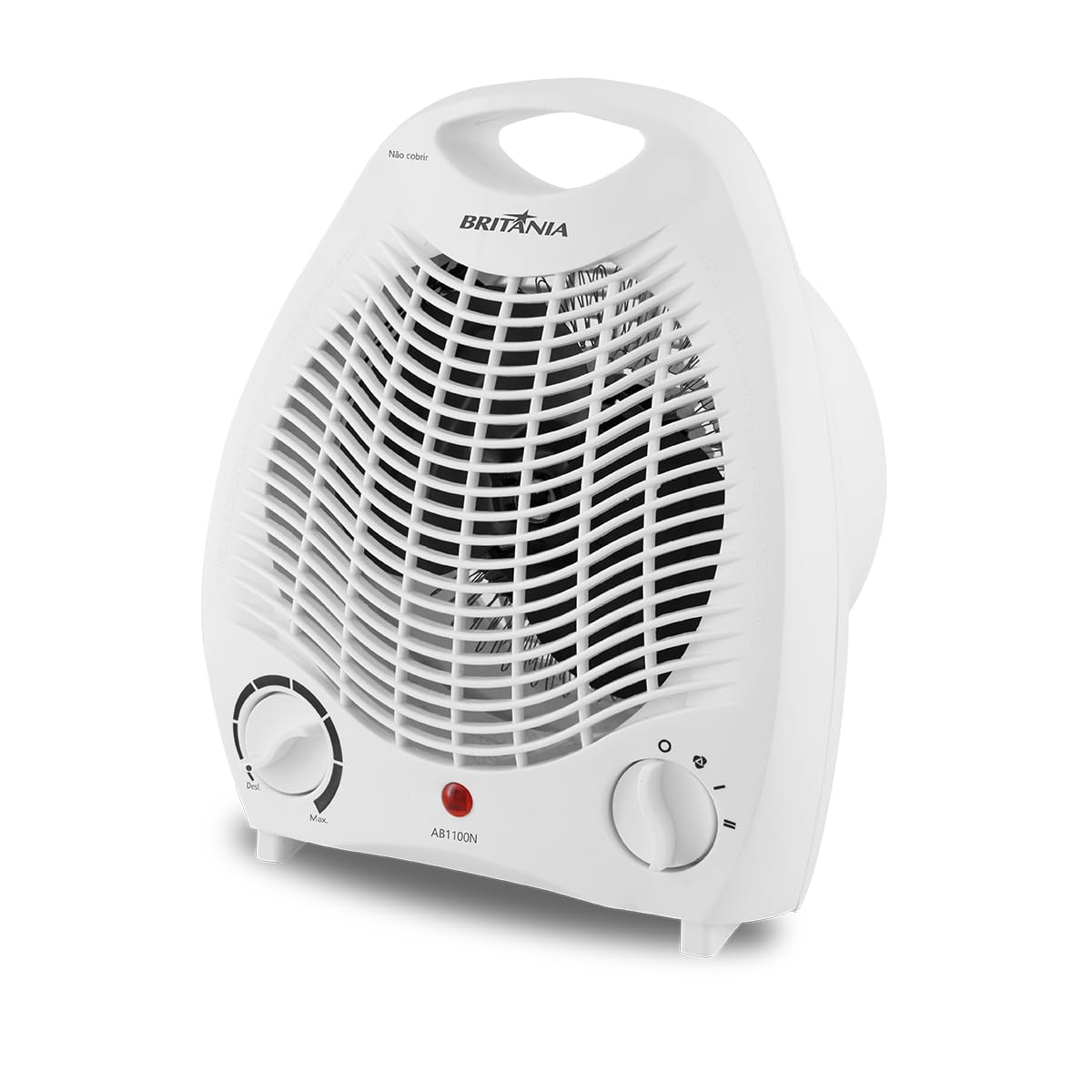 Aquecedor e Ventilador Eletrico Britania AB1100N 2 em 1 3 Niveis de Potencia 1500W 127V