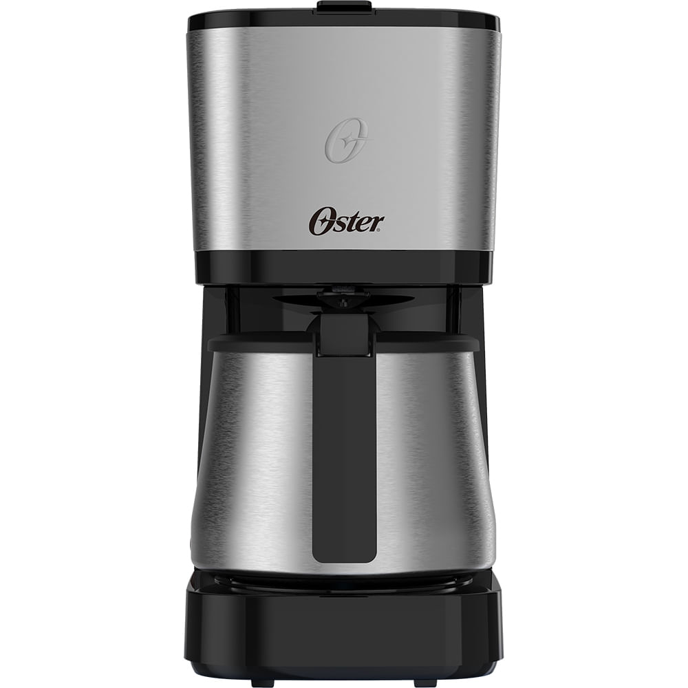 Cafeteira Elétrica Oster OCAF650 750W 1,2L 30 Xícaras com Jarra de Inox Preto/Inox 220V