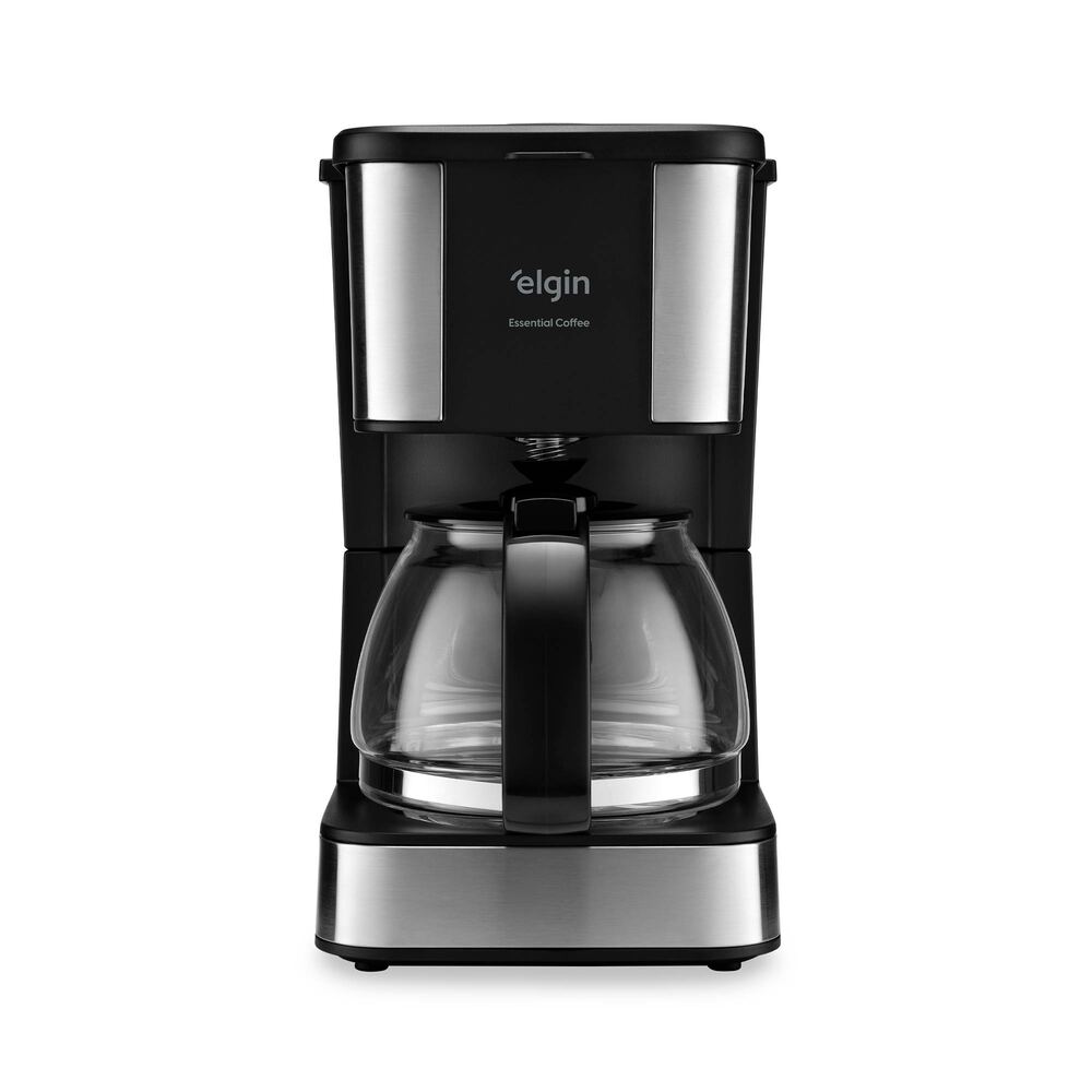 Cafeteira Elétrica Elgin Essential Coffe 600W 0,72L 19 Xícaras Jarra de Vidro Preta 110V