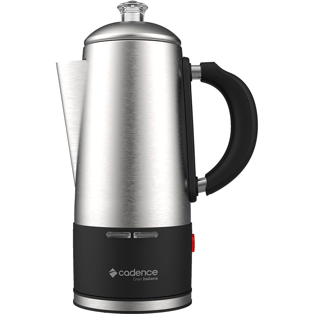 Cafeteira Italiana Elétrica Cadence Gran Inox 1,5L 900W (moka elétrica) 127V