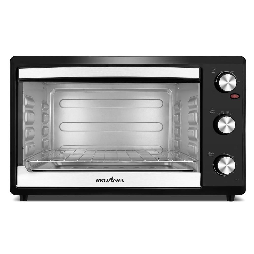 Forno Eletrico 35L Britania BFE35 Dupla Resistencia Preto 127V