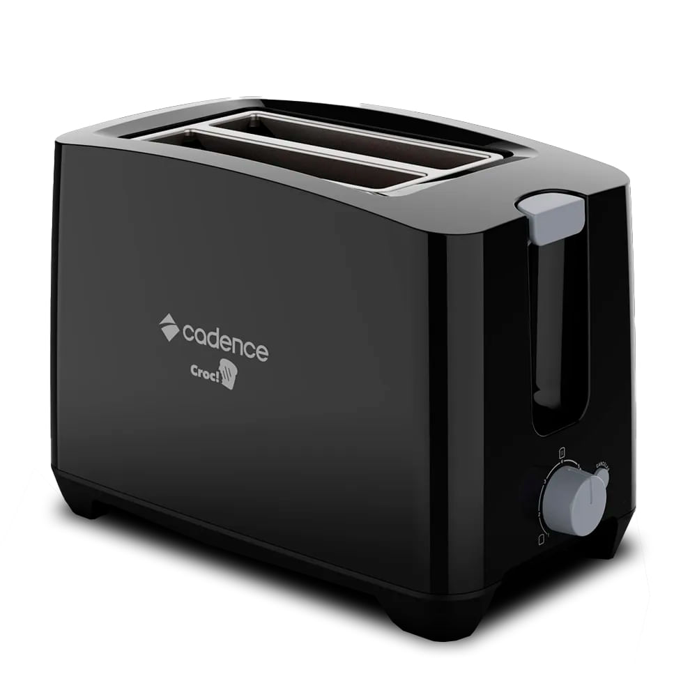 Torradeira Eletrica Cadence Croc! TOR200 Preta 750W 127V