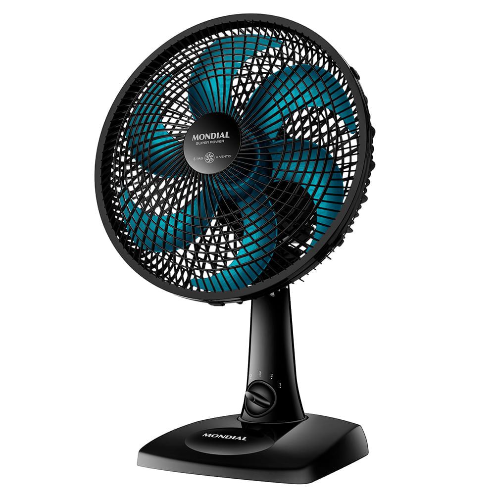 Ventilador de Mesa Mondial 6 Pás VSP-30-AP 30cm 60W 127V