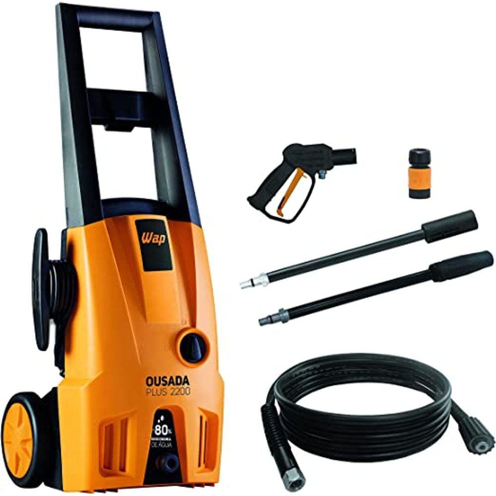Lavadora de Alta Pressão WAP Ousada Plus 2200 1750PSI 1500W Uso Doméstico 110V