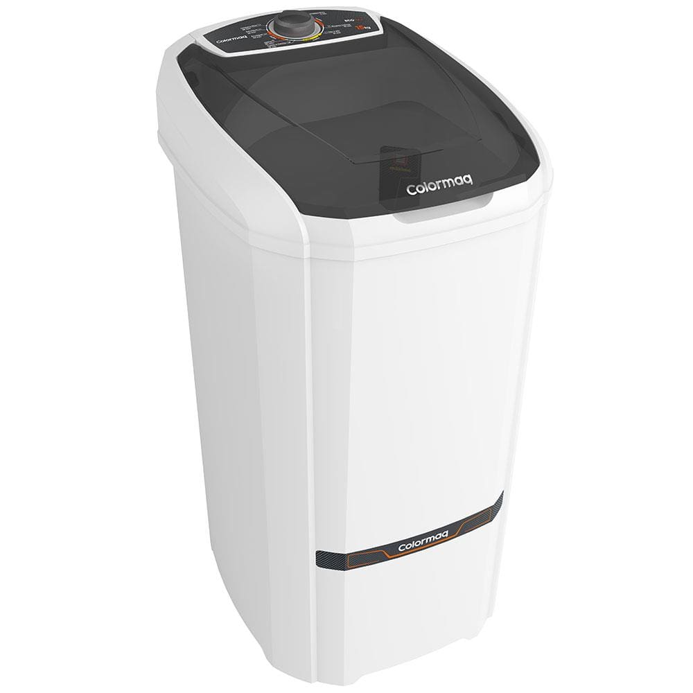 Tanquinho de Roupas Semiautomático Colormaq LCS15 15kg Branco com 8 Programas