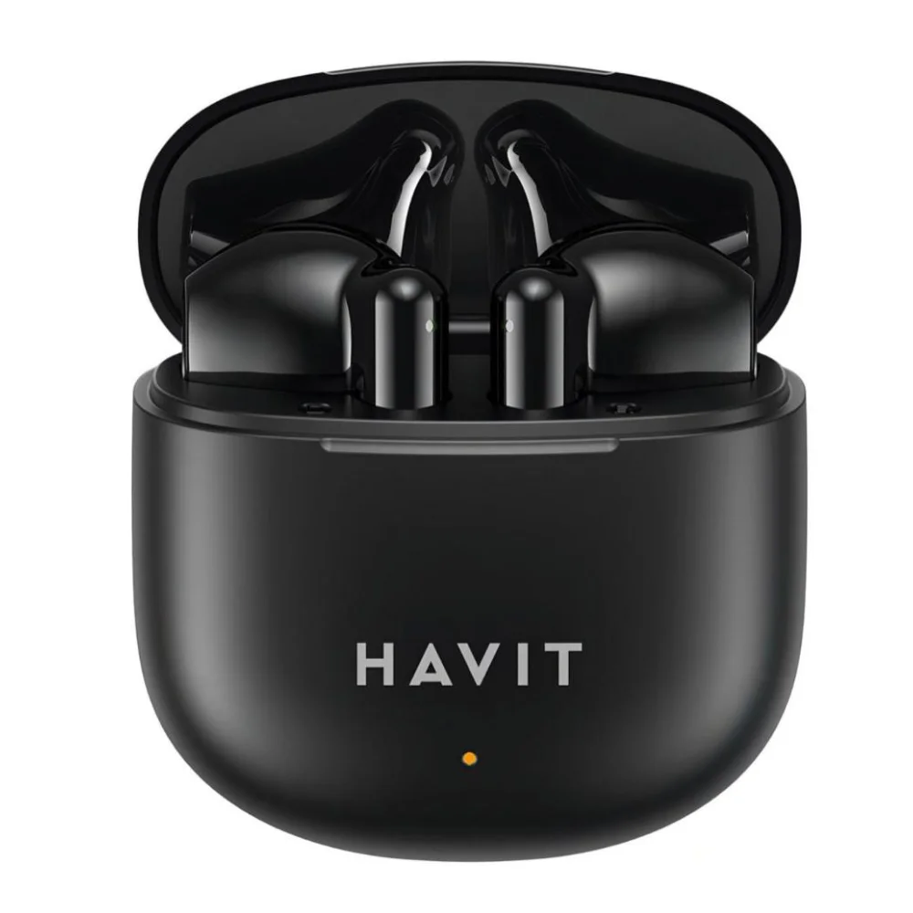 Fone de Ouvido Bluetooth Havit TW976 TWS Intra-auricular com Estojo Preto