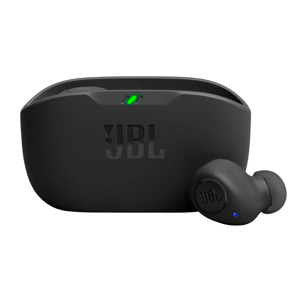 Fone de Ouvido JBL Wave Buds TWS Bluetooth com Proteção IP54, Preto