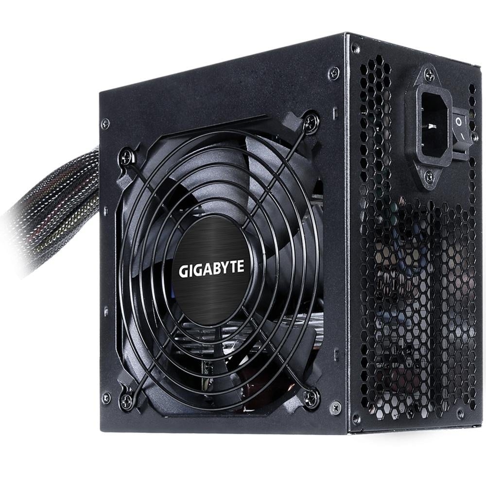 Fonte Gigabyte P650B, 650W, 80 Plus Bronze, PFC Ativo, Ventilador 120mm, ATX, Preto - GP-P650B