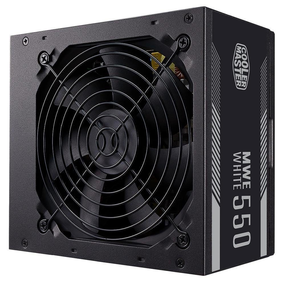 Fonte Cooler Master MWE 550 White V2, 550W, 80 Plus White, PFC Ativo, Ventilador 120mm HDB, ATX - MPE-5501-ACAAW-BR