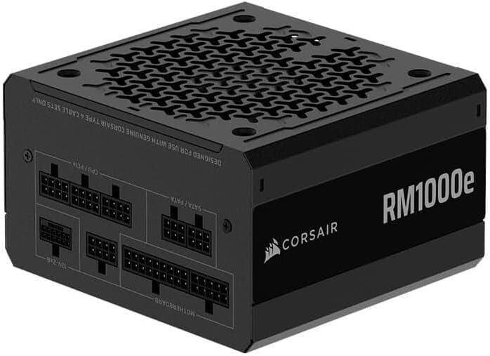 Fonte Corsair RM1000e, 1000W, 80 Plus Gold, Full Modular, ATX 3.0 / PCIe 5.0, Cybenetics Platinum - CP-9020264