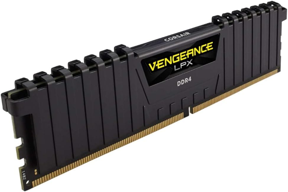 Memória Corsair Vengeance LPX 16GB (2x8GB) DDR4 3200MHz CL16 Preta - CMK16GX4M2E3200C16