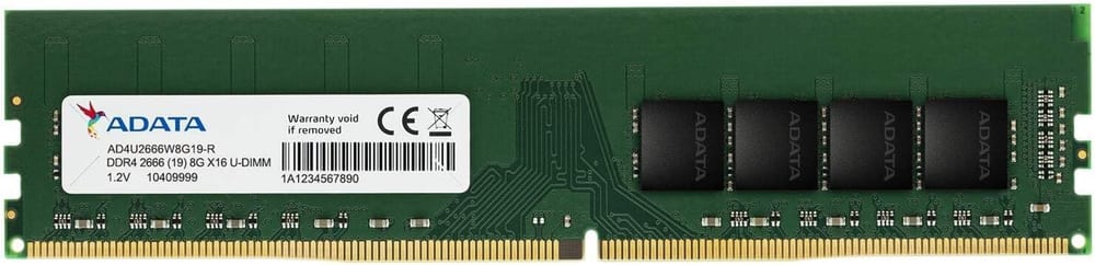 Memória ADATA Premier 8GB DDR4 2666MHz CL19 UDIMM 1.2V - AD4U26668G19-SGN