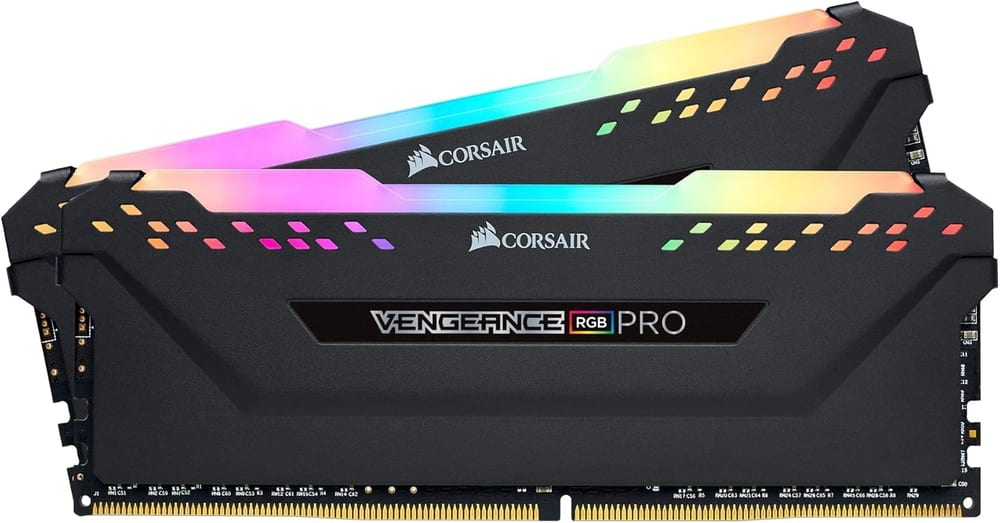 Memória Corsair Vengeance RGB Pro 32GB (2x16GB) DDR4 3600MHz CL18 XMP 2.0 Preta - CMW32GX4M2D3600C18