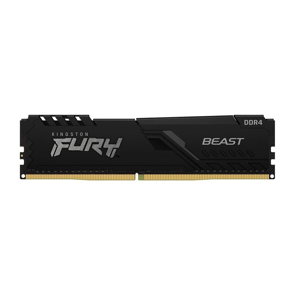 Memória Kingston Fury Beast 4GB DDR4 2666MHz CL16 XMP Preta - KF426C16BB/4