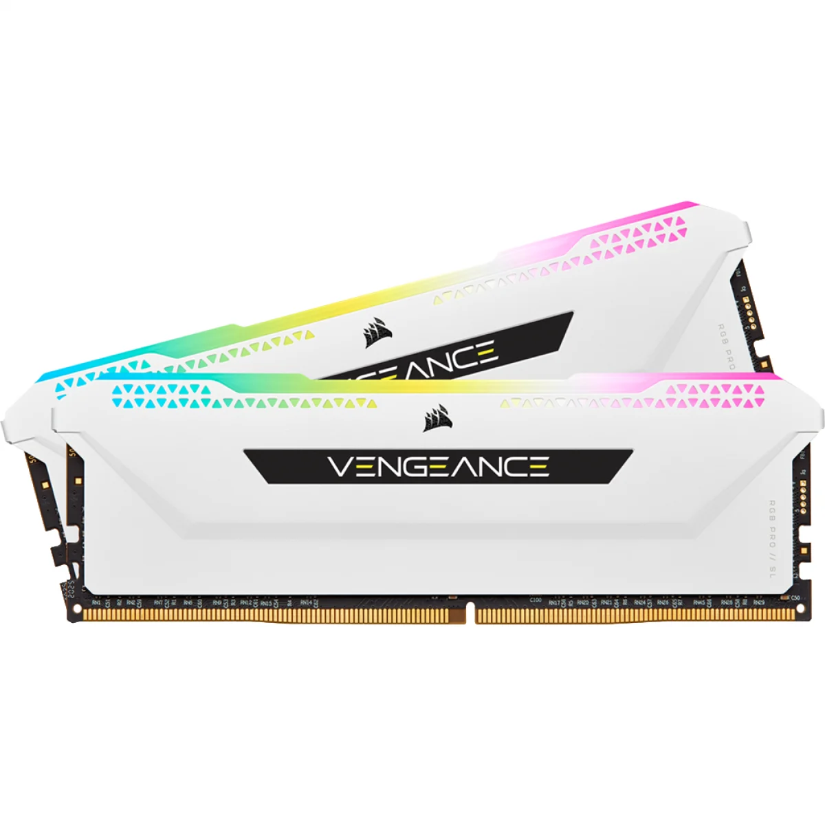 Memória Corsair Vengeance RGB PRO SL 16GB (2x8GB) DDR4 3200MHz CL16 Branca