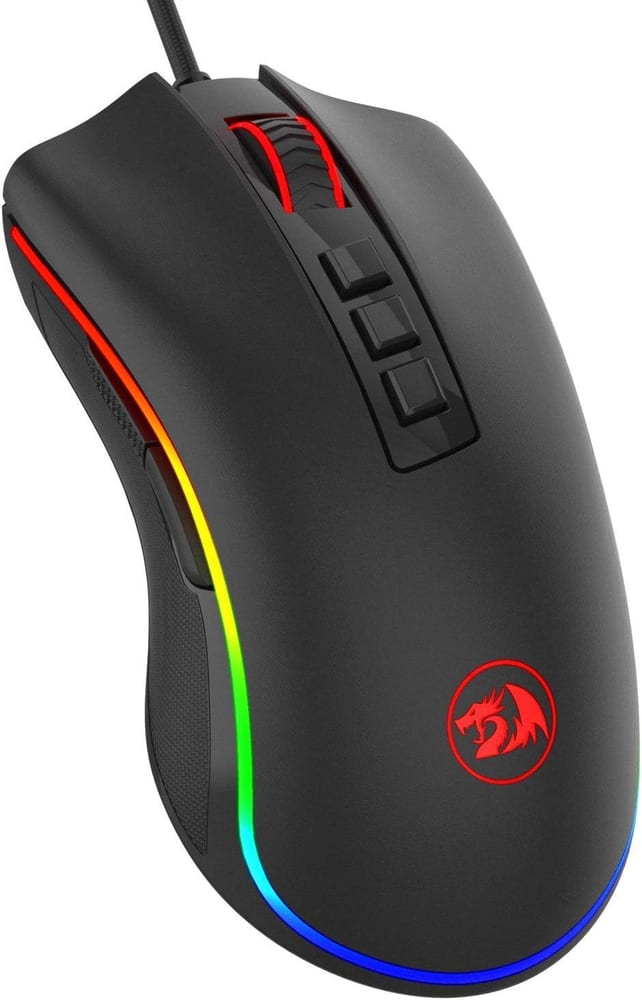 Mouse Gamer Redragon Cobra M711 Chroma - Sensor 10000 DPI, RGB 16.8 Milhões de Cores, 7 Botões Programáveis, 1000 Hz