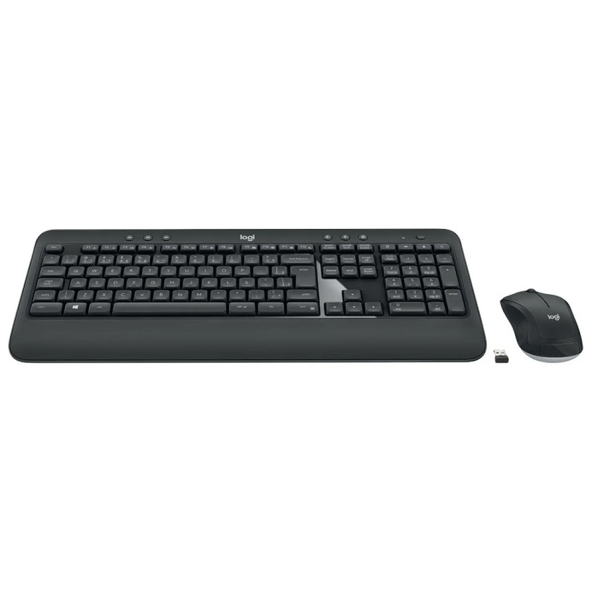 Combo Teclado e Mouse Logitech MK540 Advanced Sem Fio ABNT2 Preto