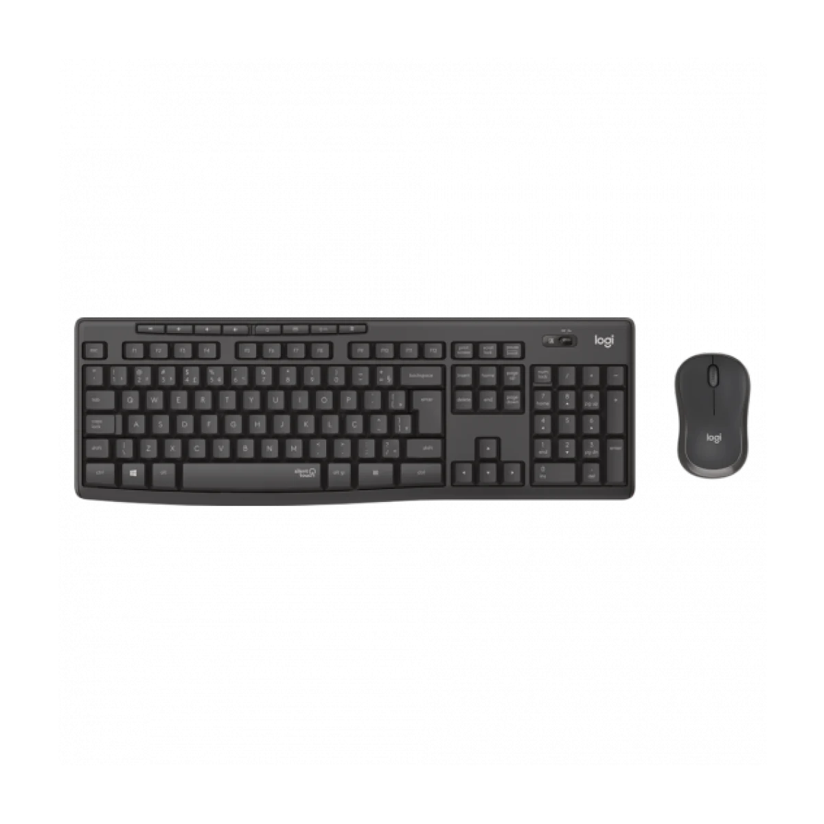 Combo Teclado e Mouse Sem Fio Logitech MK295 Silent ABNT2 Preto