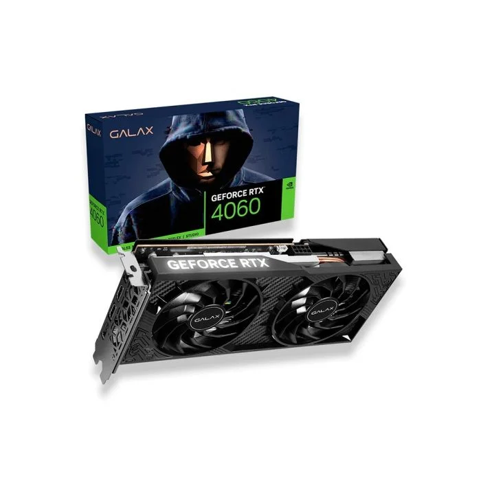 Placa de Vídeo Galax GeForce RTX 4060 1-Click OC V2 8GB GDDR6 128-bit