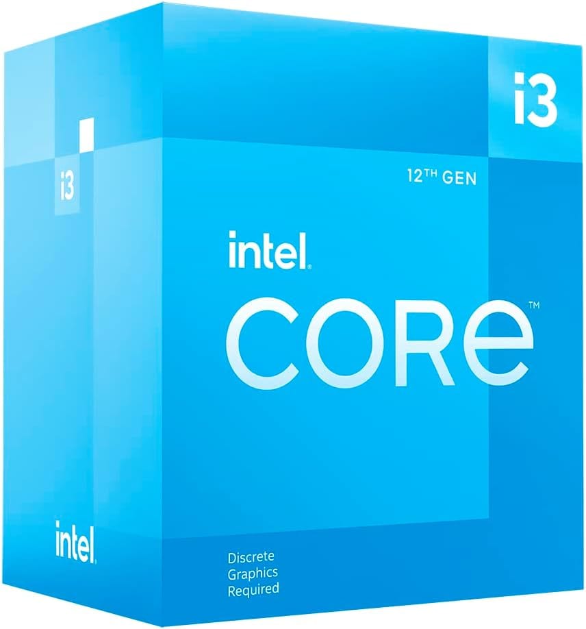 Processador Intel Core i3-12100F, 3.3GHz (4.3GHz Max Turbo), Cache 12MB, 4 Núcleos, 8 Threads, LGA1700, Sem Vídeo Integrado - BX8071512100F