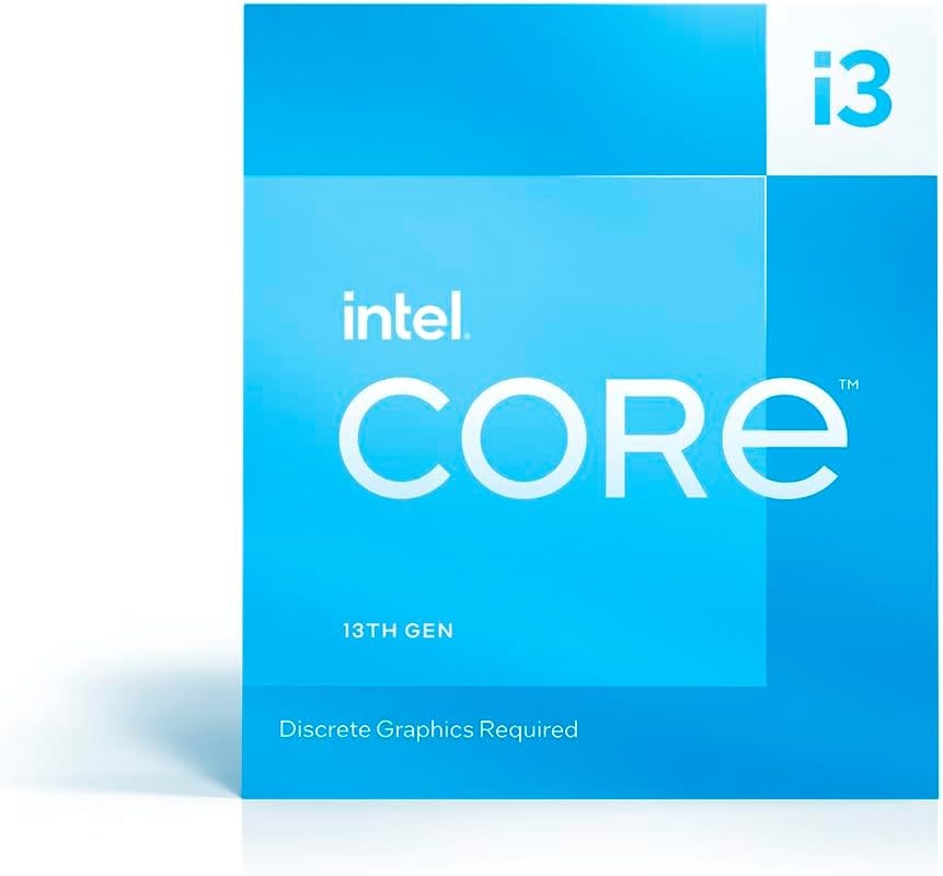 Processador Intel Core i3-13100F, 3.4GHz (4.5GHz Max Turbo), Cache 12MB, 4 Núcleos, 8 Threads, LGA1700, Sem Vídeo Integrado - BX8071513100F