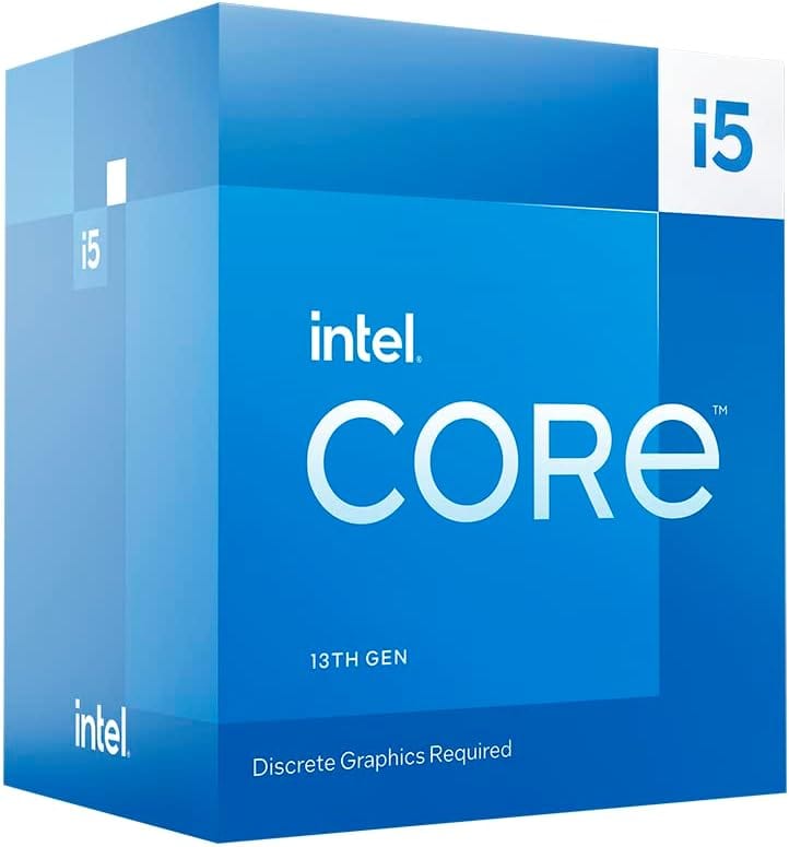 Processador Intel Core i5-13400F, 13ª Geração, 2.5GHz (4.6GHz Turbo), 10 Núcleos (6P+4E), 16 Threads, Cache 20MB, LGA 1700, Sem Vídeo Integrado - BX8071513400F