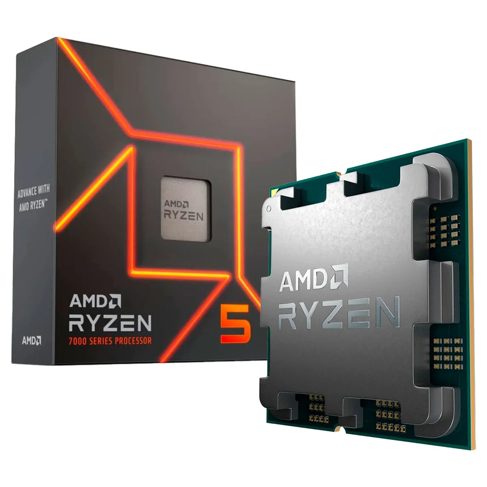 Processador AMD Ryzen 5 7600X AM5 6 Núcleos 12 Threads 5.3GHz Zen 4