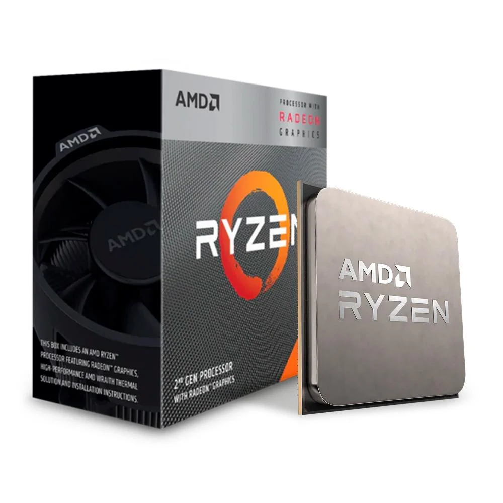 Processador AMD Ryzen 3 3200G, 3.6GHz (4.0GHz Max Turbo), 4 Núcleos, 4 Threads, Cache 4MB, AM4, Radeon Vega 8, com Cooler Wraith Stealth - YD3200C5FHBOX