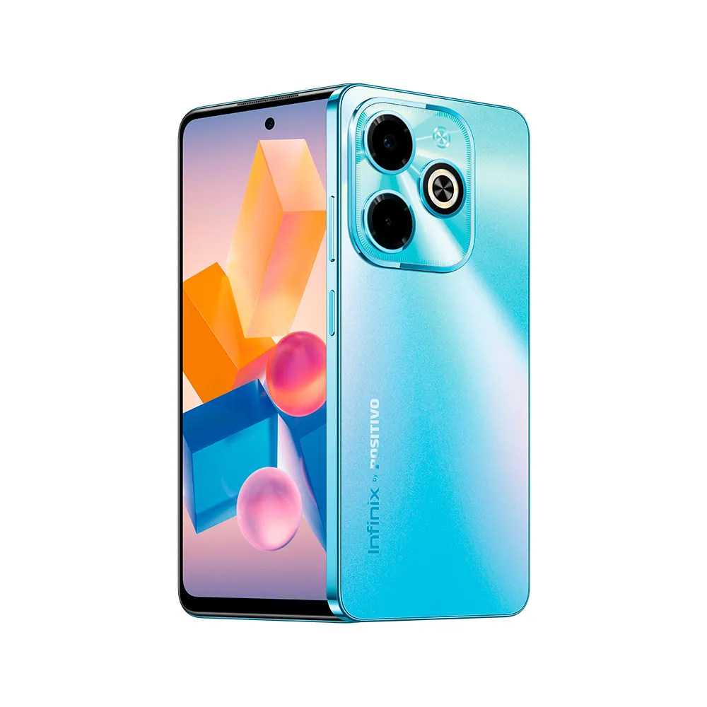Smartphone Infinix Hot 40i 4G 256GB 8GB RAM Tela 6,6" 90Hz Câmera 50MP Bateria 5000mAh Android 13 Azul
