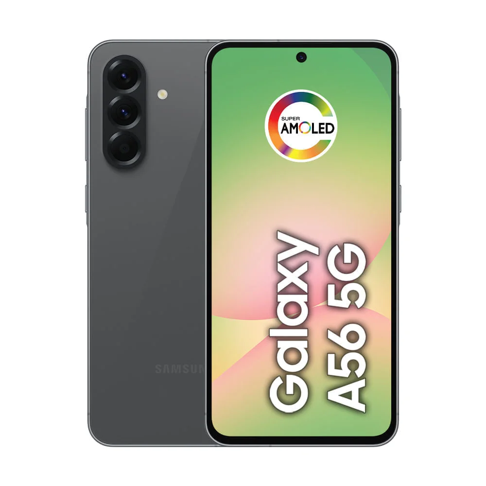 Smartphone Samsung Galaxy A56 5G 256GB 8GB RAM Tela 6,7" Super AMOLED 120Hz Câmera 50MP IP67 Preto